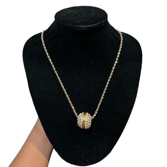 Vintage Deadstock 10KT GF Slide Rope Necklace - Picture 2 of 5